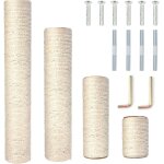 Arbre ¿¿ chat de rechange en sisal naturel m8 pour r¿¿novation, gris, vis incluses Arbre ¿¿ chat de rechange en sisal naturel m8 pour r¿¿novation, gris, vis incluses