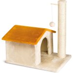 Arbre a chat vertical formaggio ¿ poteau a gratter en sisal ¿ structure en forme de tranche de fromage ...