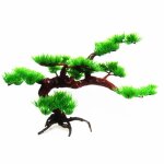 Arbre de pin bonsa� artificiel, ornement en plastique pour aquarium, arbre de pin artificiel, d�coration ...