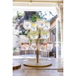 Arbre de service gin et cocktail m�tal noir