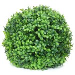 Arbuste artificiel hwc - l77, boule de buis plante d�corative boule de buis plante artificielle buxus, ...