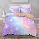 Arc - en - ciel parure de lit pour enfant housse de couette et taies d'oreiller xcm, arc - en - ciel ...