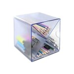 Archivo 2000 archicubo organisateur de bureau polystyr�ne (ps) bleu transparent