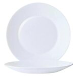 Arcoroc opal restaurant rim large assiettes 235mmdp065dp065