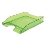 Arda tr95v bac de rangement de bureau vert, transparent