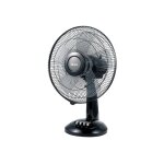 Ardes style ar5s31 - ventilateur - 30 cm - noir avec des touches chromes