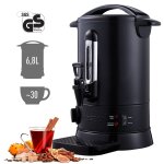 Arebos distributeur de boissons 6, 8 l chaudes bouilloire marmite vin chaud th