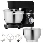 Arebos robot pâtissier professionnel 1500w noir robot de cuisine multifonction avec fouet, batteur, crochet ... Arebos robot pâtissier professionnel 1500w noir robot de cuisine multifonction avec fouet, batteur, crochet ...