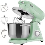Arebos robot pâtissier professionnel 1800w retro vert faible bruit robot de cuisine multifonction avec ... Arebos robot pâtissier professionnel 1800w retro vert faible bruit robot de cuisine multifonction avec ...