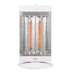 Argoclima alan intrieure blanc 1000 w chauffage d'appoint lectrique  quartz