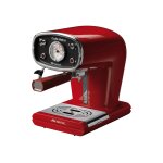 Ariete caf� retro 1388 - machine � caf� avec buse vapeur  cappuccino  - 15 bar - rouge