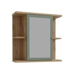Armoire � suspendre forte cmpv063m888 ch�ne artisan et vert sauge 69, 9 x 23, 2 x 68, 8 cm 1 porte miroir ...