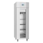 Armoire vitre rfrigre ngative 700 l, 1 porte, inox, classe d