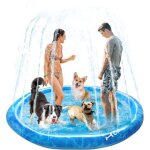 Arroseur pour chien tapis de bain pour chien refroidissement des eclaboussures d'eau jouet antiderapant ...