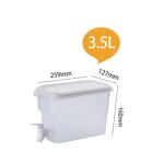 As shown - 3. 5l - bouilloire froide r�frig�rateur avec robinet, bouteille de limonade, th�i�re a fruits, ...