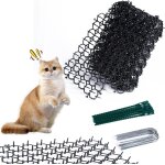 Asfasfq - 10 pcs rpulsif anti chats, tapis anti chats a piques, barrire animal, tapis de dfense anti ...