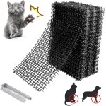 Asfasfq - 12pc tapis anti - chat avec pointes, 40 * 20cm tapis de dissuasion rpulsif pour chat chien ...