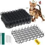 Asfasfq - 15 pices tapis anti chat, 15 x 20 cm pic anti chat chien, barriere anti chat exterieur, chats ...
