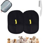 Asfasfq - 2 gant de retraite de poils animaux, gants rutilisables a fibres electrostatiques, systme ...