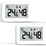 Asfasfq - 2 mini hygromètres thermomètres d'intérieur, jauge d'humidité avec celsius (â¿), moniteur de ... Asfasfq - 2 mini hygromètres thermomètres d'intérieur, jauge d'humidité avec celsius (â¿), moniteur de ...