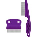 Asfasfq - 2 pices peigne a poux outil de toilettage pour chats chat animaux de compagnie peignes de ...