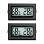 Asfasfq - lot de 2 thermomtres numriques d'intrieur - mini hygromtre - thermomtre d'intrieur - ...
