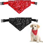 Asfasfq - 2pcs bandanas pour chien, chiens de mode bandana, collier bandana chien, foulards triangle ...