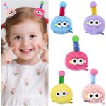 Asfasfq - lot de 5 epingles a cheveux mignonnes en peluche pour chiens et chats - pinces a cheveux colores ...