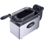 Asfasfq - 8521 happy frites tradition, friteuse lectrique, cuve amovible, 3 l, puissance 2000 w, inox ...