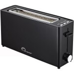 Asfasfq - 8828 happy toast, grille pain toaster, 1 longue fente, 1 tranche baguette, thermostat 7 positions, ...