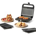 Asfasfq - appareil à croque - monsieur 3 en 1 robson, 850 w, plaques interchangeables grill, gaufres ... Asfasfq - appareil à croque - monsieur 3 en 1 robson, 850 w, plaques interchangeables grill, gaufres ...