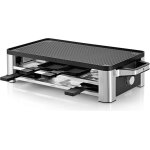 Asfasfq - appareil  raclette multifonction, 1500w, inox 18 / 10 cromargan, grill, crpire, 8 personnes, ...