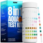 Asfasfq - bandelettes test aquarium - 8 - en - 1 testeur eau aquarium: test aquarium eau douce & sale, ...