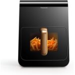 Asfasfq - nf - cc600axe airfryer friteuse sans huile avec hublot, 5l, 80 - 200c, minuterie numrique ...