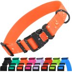 Asfasfq - collier chien impermable ajustable ¿ silicone & plastique, anti - odeur, facile a nettoyer, ...