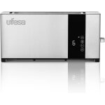 Asfasfq - plus delux, grille - pain acier inox, ecran digital lcd, 1050w, 1 fente extra large et longue, ...