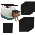 Asfasfq - filtre a charbon actif pour sable de chat, filtres de rechange pour chat, filtres a odeur de ...