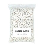 Asfasfq - gravier blanc 1, 8 kg - gravier aquarium - gravier decoratif - cailloux decoratif - gravier ...