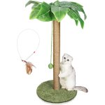 Asfasfq - griffoir pour chat, arbre a chat en corde de sisal natual avec balles suspendues interactives ... Asfasfq - griffoir pour chat, arbre a chat en corde de sisal natual avec balles suspendues interactives ...