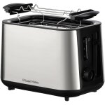 Asfasfq - grille - pain 2 fentes xl (6 niveaux de brunissage, surlvation, dgivrage, rchauffe - viennoiseri ...