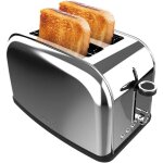 Asfasfq - grille - pain vertical 2 fentes courtes toastin' time 850 inox lite. 850 w, 2 tranches de pain, ...