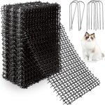 Asfasfq - jmiatry 16 pcs anti chat avec pointe 20x40cm, tapis anti chat, tapis anti chat avec piquets ...