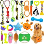 Asfasfq - jouets pour chien, 19 pièces de jouet chiot chien, y compris la corde avec balle, corde avec ... Asfasfq - jouets pour chien, 19 pièces de jouet chiot chien, y compris la corde avec balle, corde avec ...