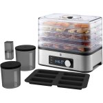 Asfasfq - kitchenminis dshydrateur, 400 w, inox, 5 plateaux sans bpa, programmable fruits schs lgumes ...