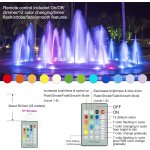 Asfasfq - led etanche plonge tlcommande lampe aquarium ventouse fish tank base light lampe de piscine ...