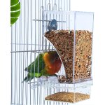 Asfasfq - mangeoire automatique pour cage a oiseaux, mangeoires pour perruches avec perchoir, sans dsordre, ...