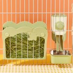 Asfasfq - mangeoire foin lapin, kit d'alimentation 3 en 1 avec gamelle et entonnoir suspendu pour cage, ... Asfasfq - mangeoire foin lapin, kit d'alimentation 3 en 1 avec gamelle et entonnoir suspendu pour cage, ...
