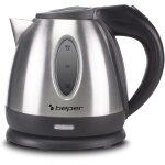 Asfasfq - p101bol001 bouilloire lectrique, 1630 w, 1, 2 litre, plastique et acier, sans fil, acier / ...