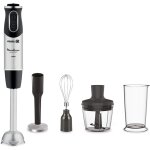 Asfasfq - pied mixeur, 1000 w, 10 vitesses, pied mtal, accessoires hachoir, fouet et presse pure, quickchef ...