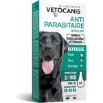 Asfasfq - pipettes anti puces chien, 2x1 mois sans tiques, puces, moustiques, antiparasitaire chien 20 ...